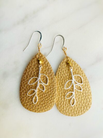Boho Leaf Earrings