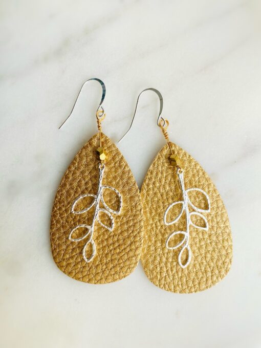 Boho Leaf Earrings