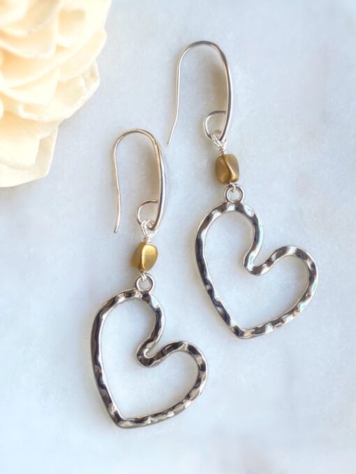 Funky Heart Earrings