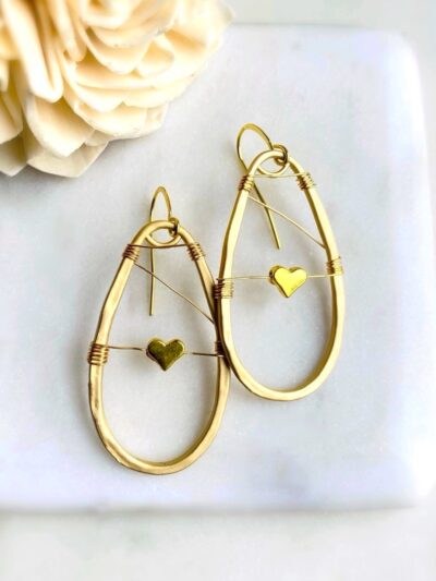 Wrapped In My Heart Earrings