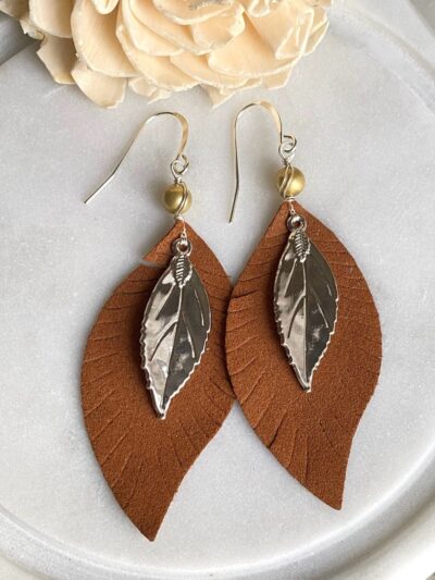 Boho Leaf Earrings